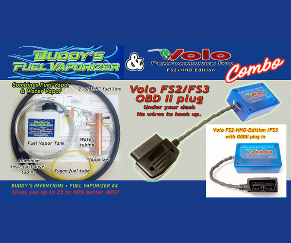 Buddy's Fuel Vaporizer and Volo FS2 OBDII Combo